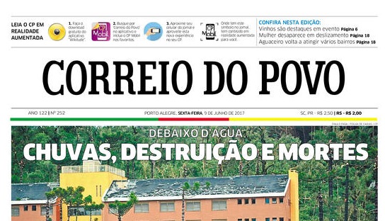 Convênio Afisvec e Correio do Povo Convênio Afisvec e Correio do Povo