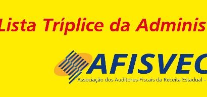 Lista Tríplice da Administração Tributária do RS