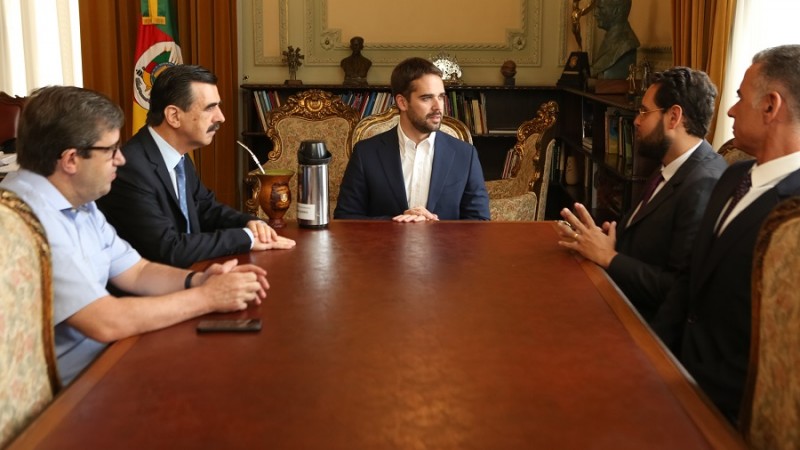 Governador debate com deputado Ruy Irigaray sobre a adesão ao Regime de Recuperação Fiscal e demais temas de interesse do RS