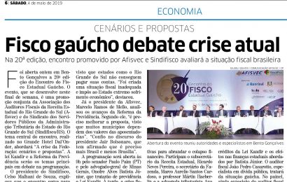 Fisco gaúcho debate crise atual