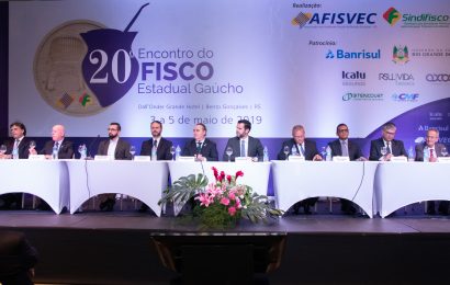 Abertura do 20º Encontro Estadual do Fisco Gaúcho conta com a presença do secretário da Fazenda do RS