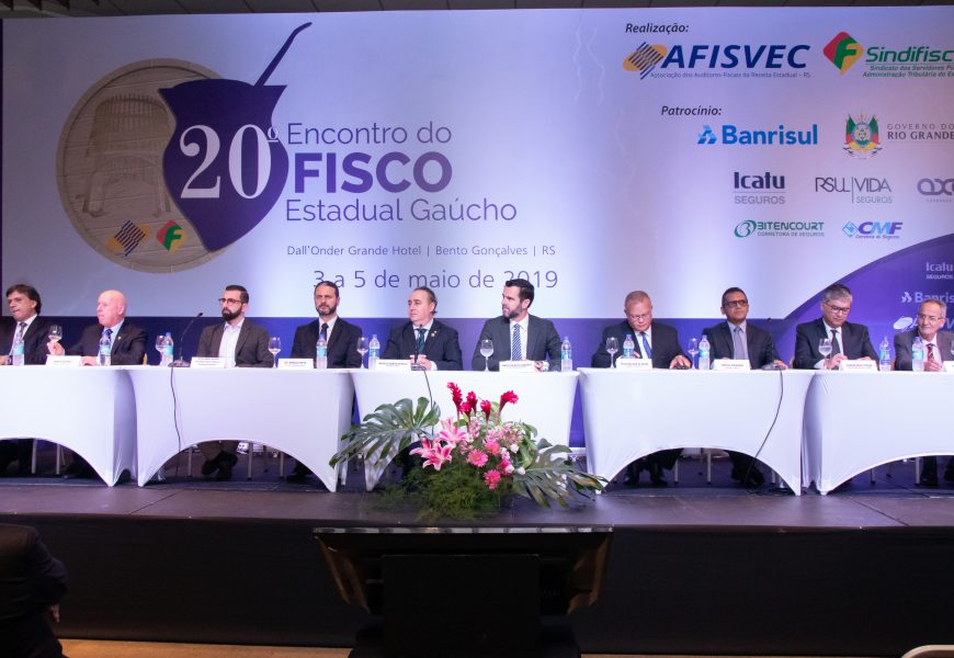 Abertura do 20º Encontro Estadual do Fisco Gaúcho conta com a presença do secretário da Fazenda do RS