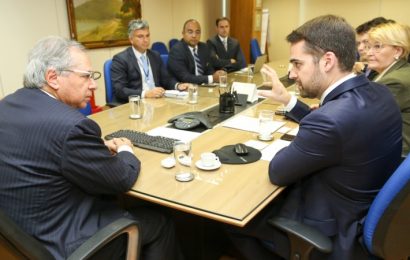 Governador se reúne com ministro da Economia, Paulo Guedes, em Brasília