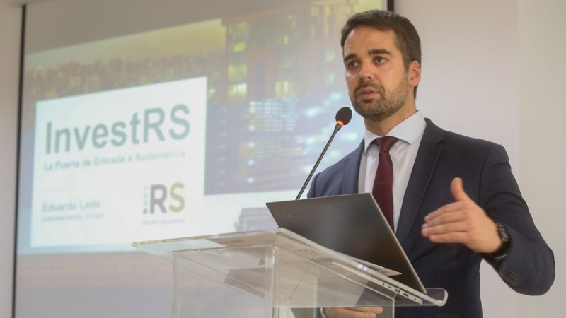 Leite apresenta potencialidades de negócios no RS na Câmara Espanhola em SP