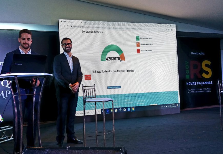 Sorteio mensal do prêmio Nota Fiscal Gaúcha foi realizado na noite dessa quarta-feira na Expointer