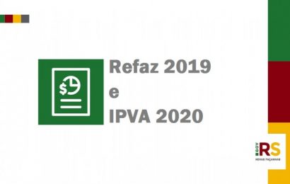 Refaz 2019 e calendário do IPVA 2020 são anunciados pelo governo