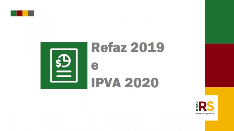 Refaz 2019 e calendário do IPVA 2020 são anunciados pelo governo