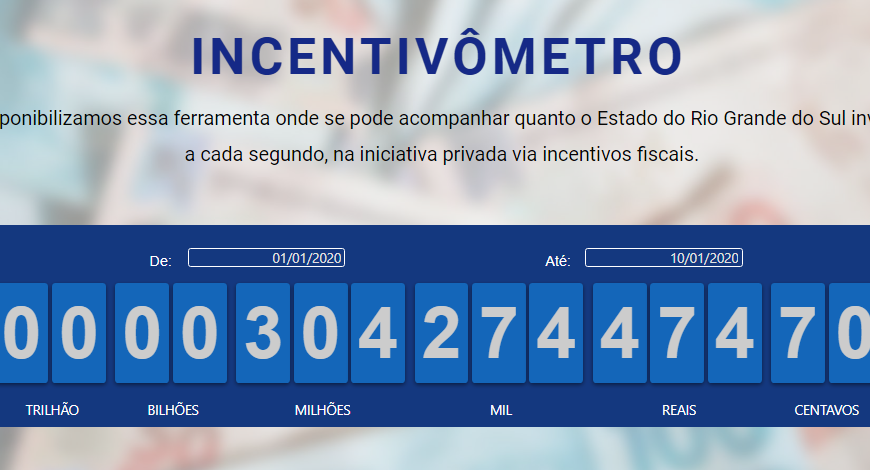 Artigo| O INCENTIVÔMETRO DO RS