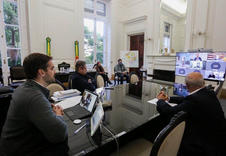 Leite discute parâmetros da LDO 2021 com demais Poderes