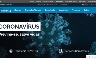 Governo lança site que reúne informações sobre coronavírus