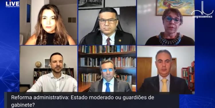 Live Congresso em Foco: Governo usa reforma administrativa para fazer uma reforma de Estado, dizem debatedores