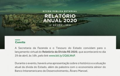 Relatório da Dívida do Estado será conhecido no próximo dia 29