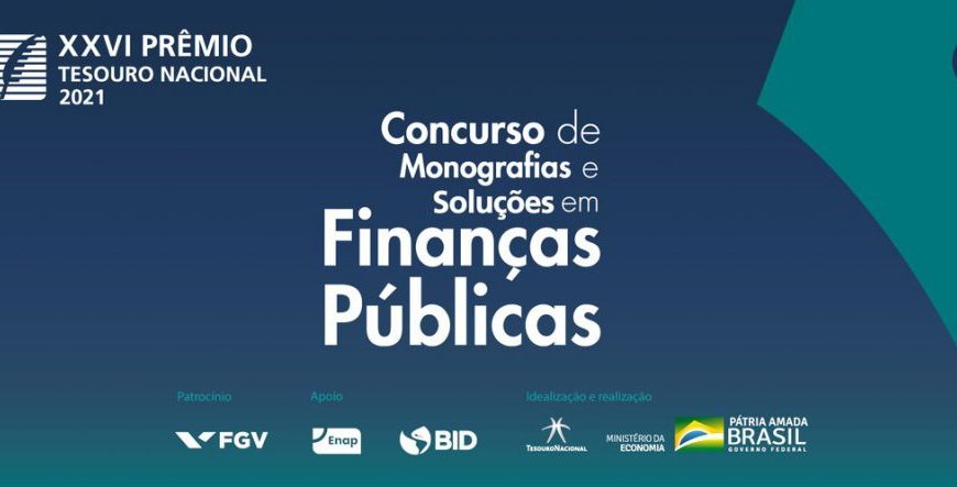 Inscrições abertas para o Prêmio Tesouro Nacional 2021