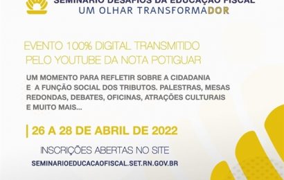 Seminário Desafios da Educação Fiscal vai abordar um novo olhar sobre a educação fiscal no Brasil