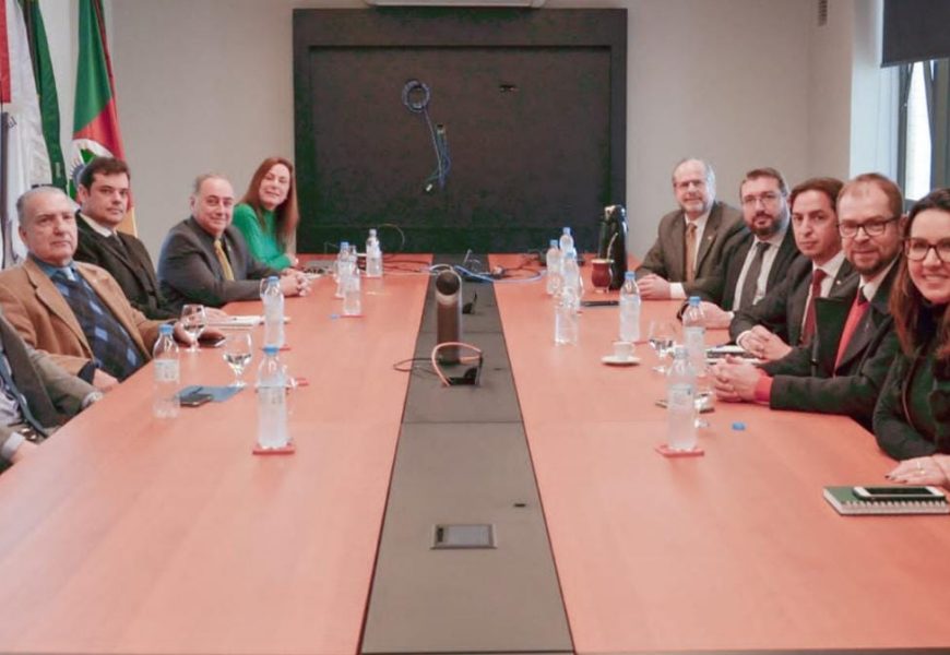 Representantes da FACE-RS se reúnem na sede da Ajuris