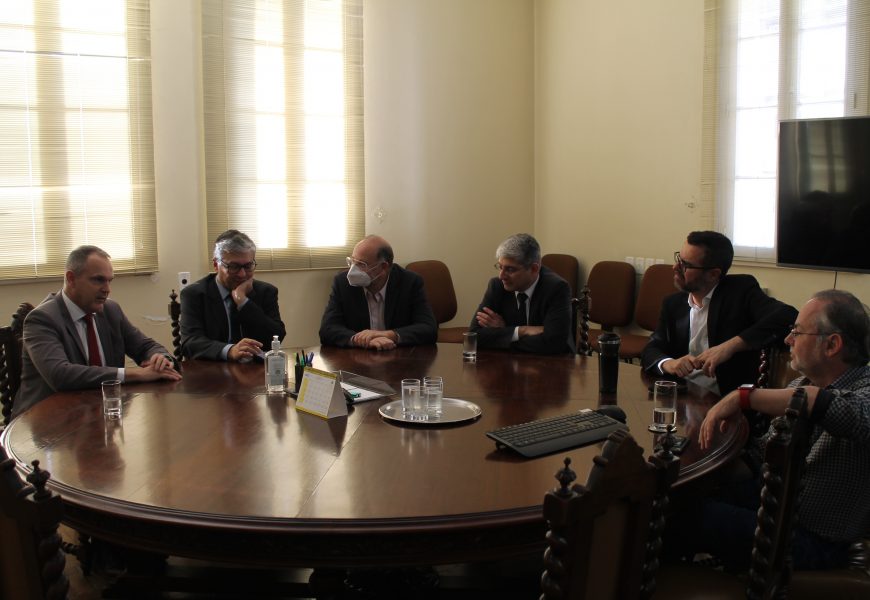 Presidente da Afisvec, Eduardo Jaeger, realiza visita aos dirigentes da Secretaria da Fazenda