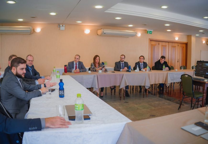 Reunião com pré-candidatos: FACE-RS recebe o pré-candidato ao governo do Estado pelo MDB, Gabriel Souza