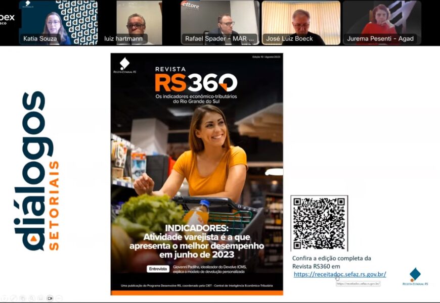 Nova rodada de lives avalia desempenho econômico do atacado e de setores da indústria do RS Nova rodada de lives avalia desempenho econômico do atacado e de setores da indústria do RS