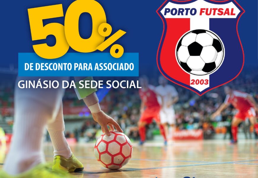 Sede social da AFISVEC sediará aulas da escolinha Porto Futsal