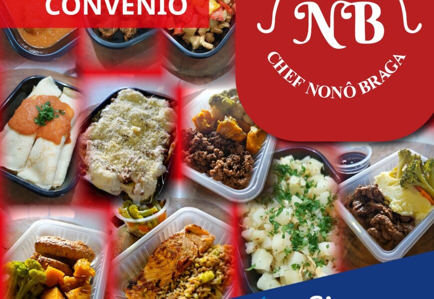 Chef Nonô Braga: Marmitas congeladas a partir de R$18,00 através da parceria com a AFISVEC
