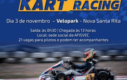 AFISVEC promove corrida de Kart no Velopark em Nova Santa Rita