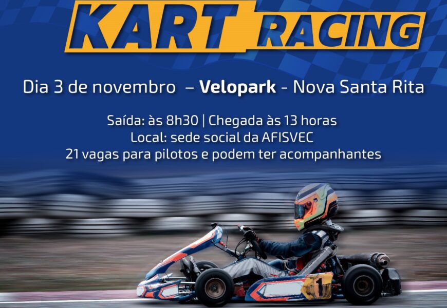 AFISVEC promove corrida de Kart no Velopark em Nova Santa Rita
