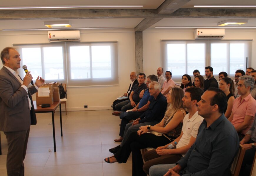 Manhã de conversas e trocas de experiências com os colegas da 1ª Delegacia da Receita Estadual