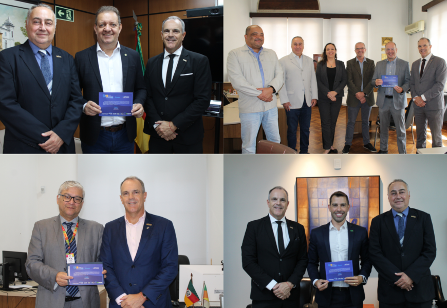 AFISVEC entrega convites para o 25º Encontro do Fisco Estadual Gaúcho AFISVEC entrega convites para o 25º Encontro do Fisco Estadual Gaúcho