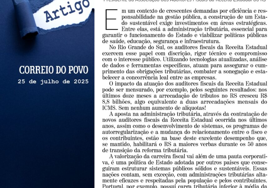 Administração tributária eficaz: pilar de um Estado sustentável e justo