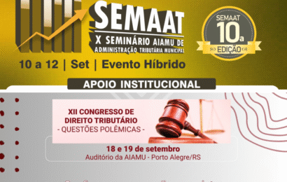 AFISVEC apoia dois eventos na área tributária que acontecem em Porto Alegre durante o mês de setembro