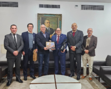 Membros da diretoria eleita da AFISVEC são recebidos pelo presidente da Assembleia Legislativa