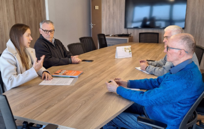 AFISVEC apresenta Prêmio Estadual de Educação Fiscal em visita institucional ao Sinepe/RS