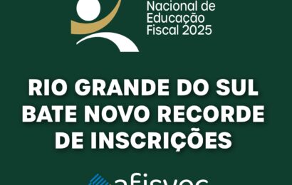 Rio Grande do Sul bate novo recorde de inscrições no Prêmio Nacional de Educação Fiscal