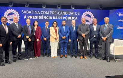 Presidente da AFISVEC acompanha sabatina com os pré-candidatos à Presidência da República