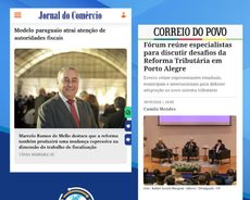 Fórum da Administração Tributária é destaque nos jornais Correio do Povo e Jornal do Comércio