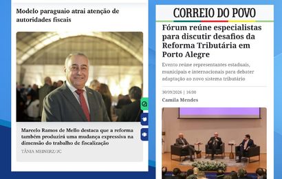 Fórum da Administração Tributária é destaque nos jornais Correio do Povo e Jornal do Comércio